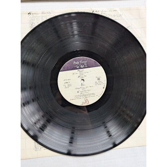 Pink Floyd The Wall Original Print Vinyl Record 1979 Columbia PC2 36183 w/Sleeve - Picture 5 of 16